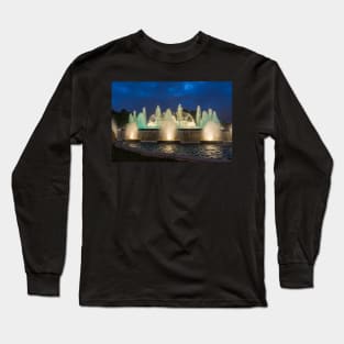 Colorful performance of Magic Fountain Long Sleeve T-Shirt